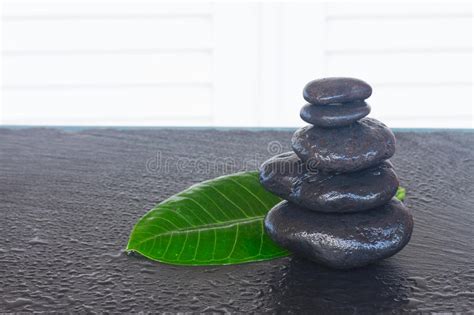 Black Zen Stones Stock Image Image Of Harmony Concepts 66579965