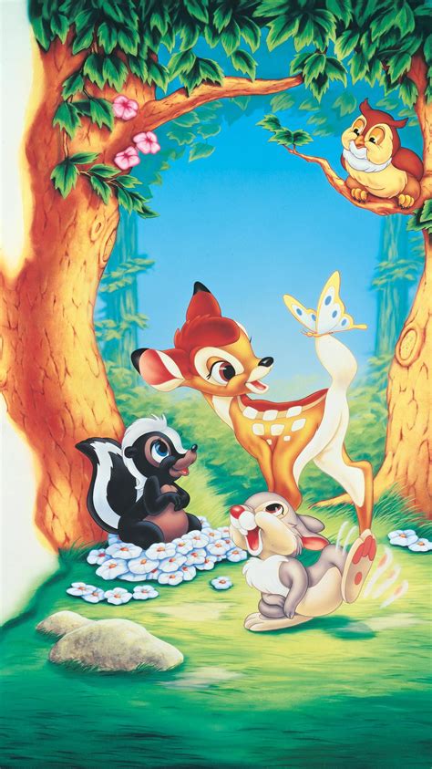 Bambi 1942 Phone Wallpaper Moviemania Bambi Disney Disney