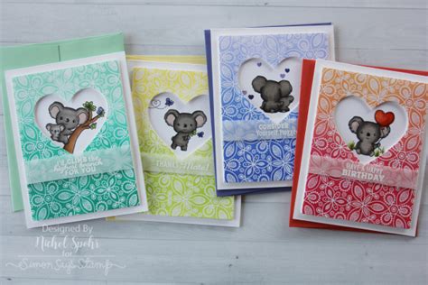 Simon Says Stamp Stamptember Sugar Pea Designs Koalaty Time Cards
