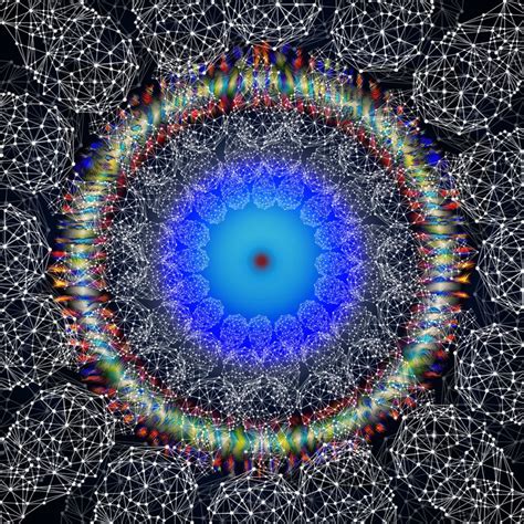 Cosmic Fractal Fractals Awakening Art Mandala Meditation