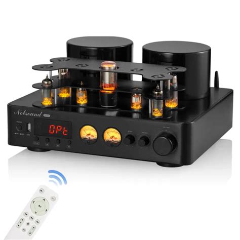 DOUK AUDIO HYBRID Stereo Tube Integrated Amplifier With Bluetooth USB COAX OPT PicClick