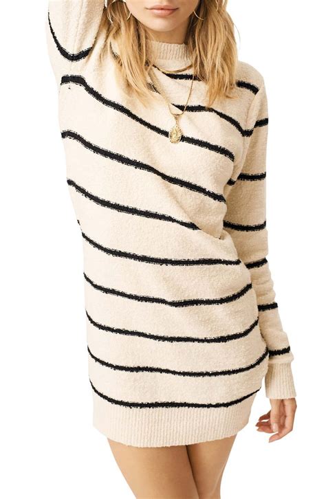 Stone Row Foiled Again Stripe Sweater Dress Nordstrom Striped