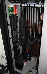 Photos of Safe Room Gun Racks