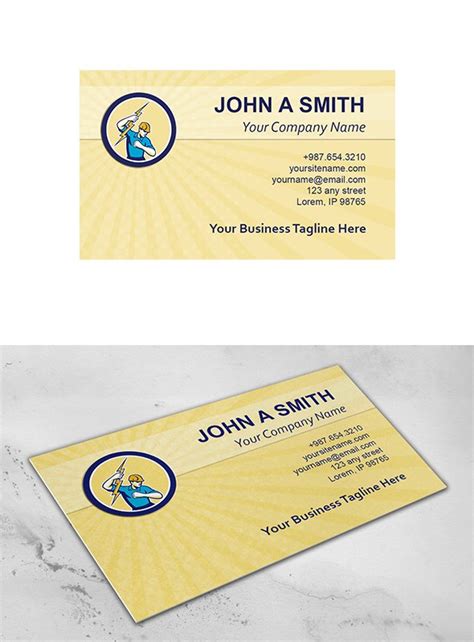 Browse thousands of electrician business card designs. Business card template Electrician H ~ Business Card ...