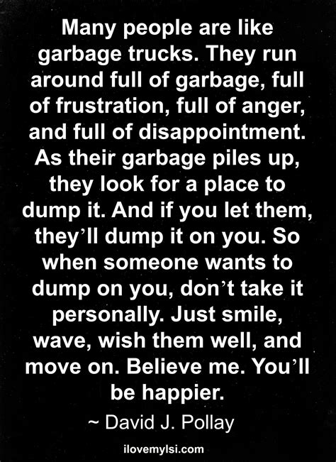 My love for you is like a truck. Many people are like garbage trucks. - I Love My LSI