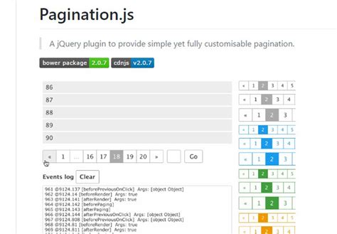 10 Best Jquery Pagination Plugins You Shouldnt Miss Gojquery