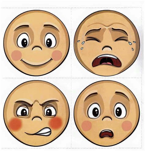 Docente Unidos Caritas De Emociones Imprimir Sobres Emoji Dibujos My