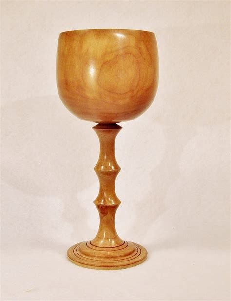 Items Similar To Lathe Turned Decorative Wooden Goblet On Etsy