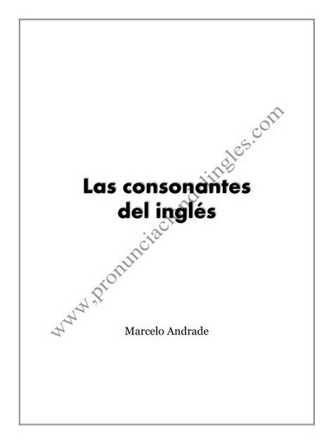 Pdf Pronunciación Del Inglés Dokumentips