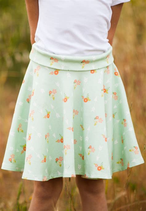 Simple Skirt Pdf Sewing Pattern And Tutorial Sew Sweet Patterns