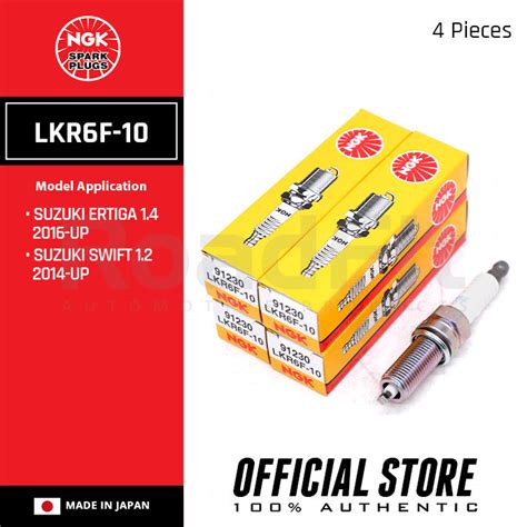 NGK LKR6F 10 Standard Spark Plugs For Suzuki Ciaz 2016 Ertiga 2016