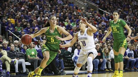 Highlights Oregon Upsets Washington In The Pac 12 Women S Basketball Tournament Quarterfinals