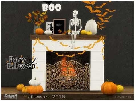 A set of decorations for decorating the room in the style of Halloween