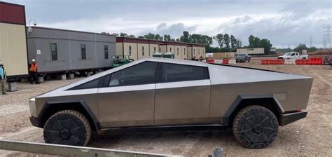 Tesla Cybertruck Prototype Spotted At Its Upcoming Home Of Gigafactory