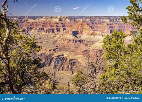 Grand Canyon South Rim Near Mather Point Stock Image Image Of Nature