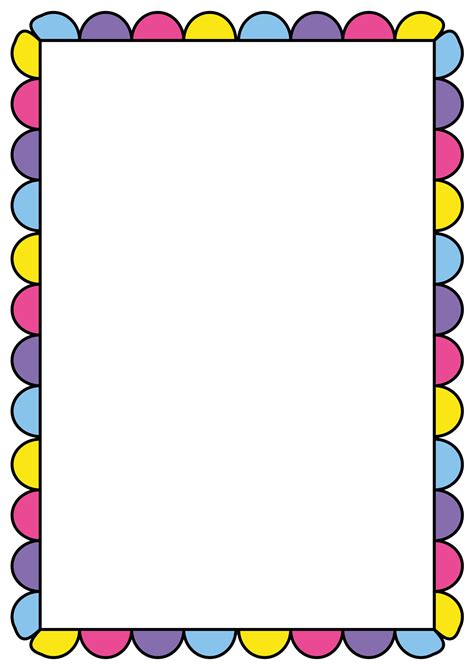 Frame Frame Clipart Printable Border Page Borders Design