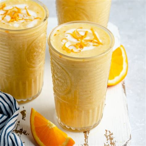 Delicious Orange Creamsicle Smoothie Ambitious Kitchen