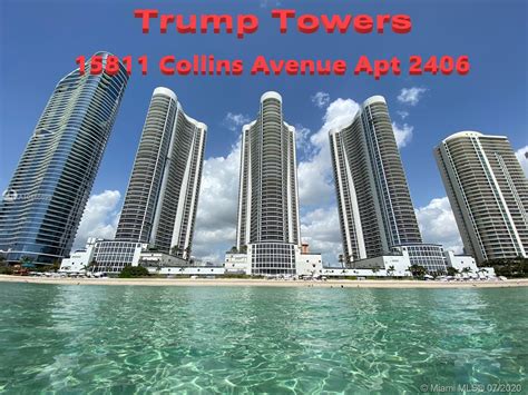 Trump Tower 3 Unit 2406 Condo For Sale In Sunny Isles Beach