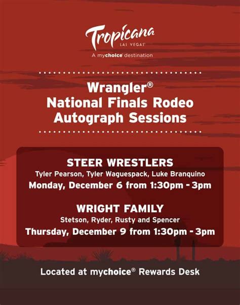 Wrangler National Finals Rodeo Autograph Sessions News