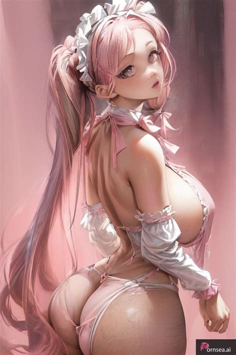 Rule 34 Ai Generated Anime Style Female Female Only Pink Hair Pink