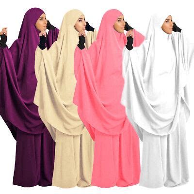 Muslim Women Long Scarf Hijab Skirt Jilbab Maxi Ramadan Abaya Khimar