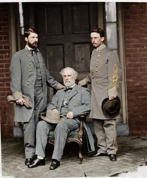 Confederate Generals Robert E Lee Gwc Lee And Walter Taylor Photo