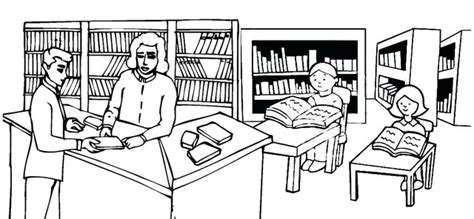 9 Fun Library Coloring Pages for Book Lovers - Coloring Pages