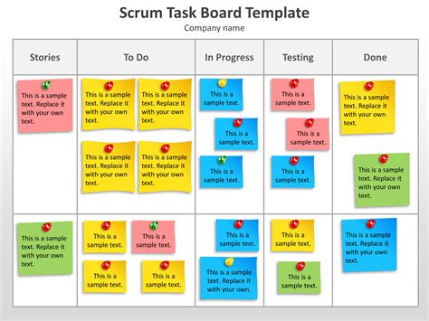1075 Scrum Task Board Powerpoint Templatepptx Powerpoint Presentation Ppt
