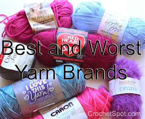 Vous trouverez des astuces, des conseils et des pratiques. Crochet Spot » Blog Archive » Best and Worst Yarn Brands ...