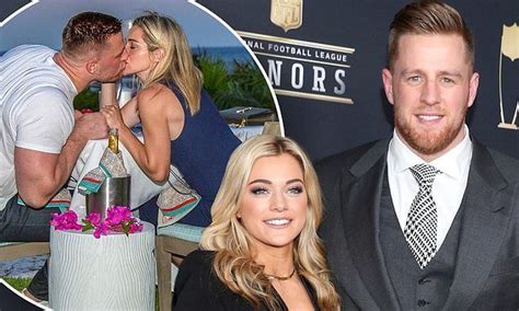 Jj Watt Set To Tie The Knot With Pro Soccer Star Kealia Ohai In Bahamian Wedding Daily Mail