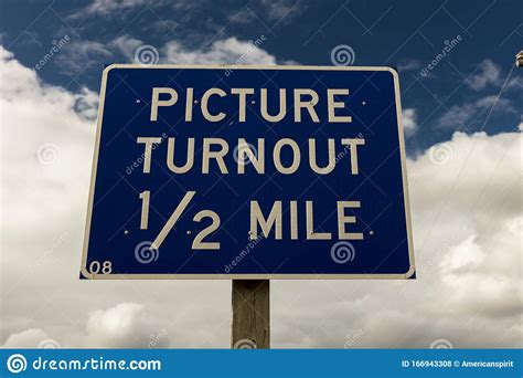 Picture Turnout 12 Mile Road Sign Stock Photo Image Of Store
