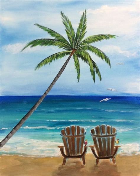 34 Best Summer Paintings Images On Pinterest Painted Canvas Canvas