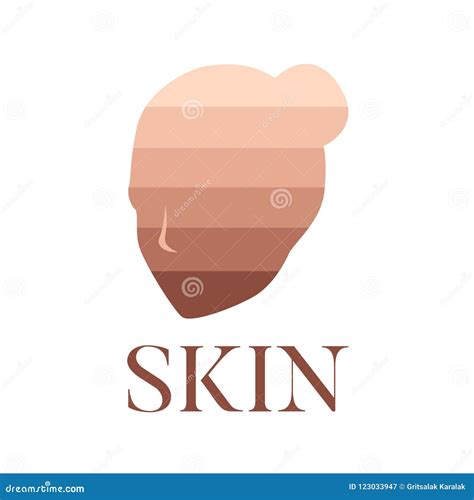 Skin Tone Color Chart Human Skin Texture Color Infographic Palette