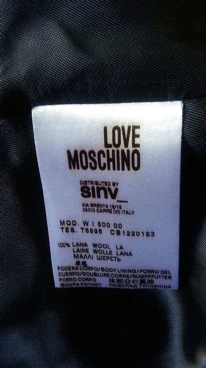 Moschino Label Vintage Fashion Guild Forums
