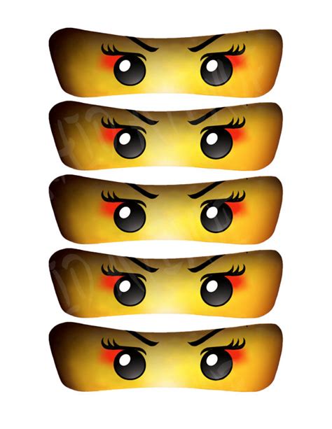 Finde diesen pin und vieles mehr auf ninja party von martina iwaniak. Girl Ninja/Samurai Eyes: 5 SIZES INSTANT DOWNLOAD High