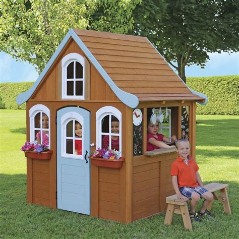That is why we are dedicated to adding unique features and customizations to all our outdoor playhouses. Costco UK - Solowave Cedar Summit Storybrooke Playhouse (2 ...