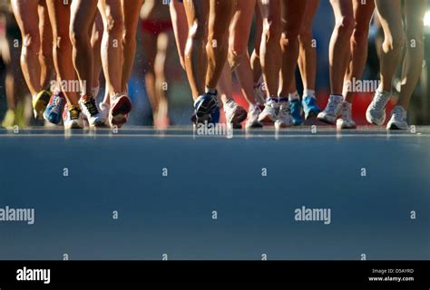 The Picture Features Legs Of Female Race Walkers Of The 20 Km Walk At