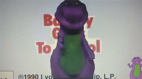 Barney Goes To School Live 1990 Youtube