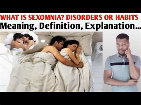 WHAT IS SEXSOMNIA Meaning Definition Explanation Sex Education With Manoj YouTube