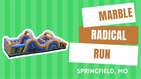 Marble Radical Run Rental Springfield MO Jumping Jacks Events YouTube