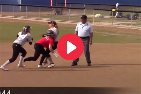 Softball Coach Ejected After Controversial Pickle Call Fanbuzz