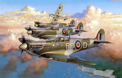 Wwii Aviation Paintings Aircraft Art Aviation Art Wwii Fighter Planes