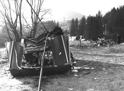 In italia, in particolare, si ricordano le due tragedie del cermis, quella del marzo 1976 quando per un incidente tecnico la cabina della funivia precipitò. La strage del Cermis, 20 anni dalla tragedia della funivia ...