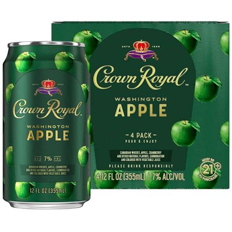 Crown Royal Washington Apple 4 Pack 12oz Cans