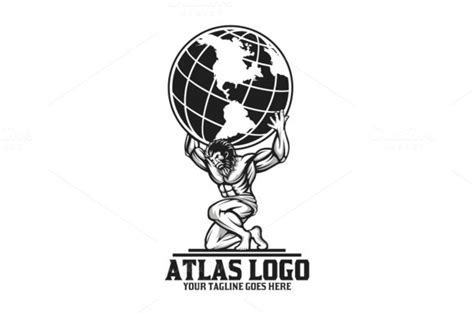 Atlas Logo Logo Atlas Greek Tattoos