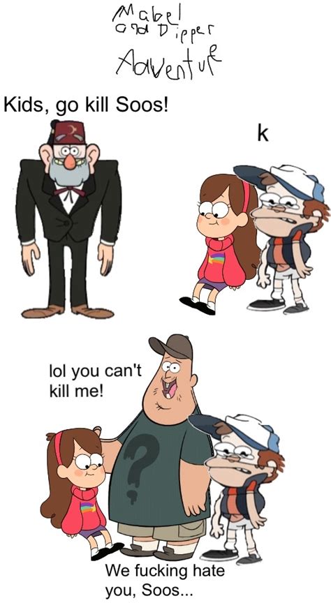 Mabel And Dipper Adventure Kill Soos By Picturesfunny On Deviantart