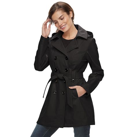 women s sebby collection double breasted hooded soft shell jacket soft shell jacket jackets