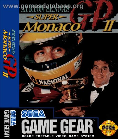 Ayrton Sennas Super Monaco Gp 2 Sega Game Gear Games Database