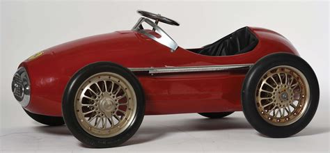 Lot Detail Formed Steel Ferrari Red Pedal Car