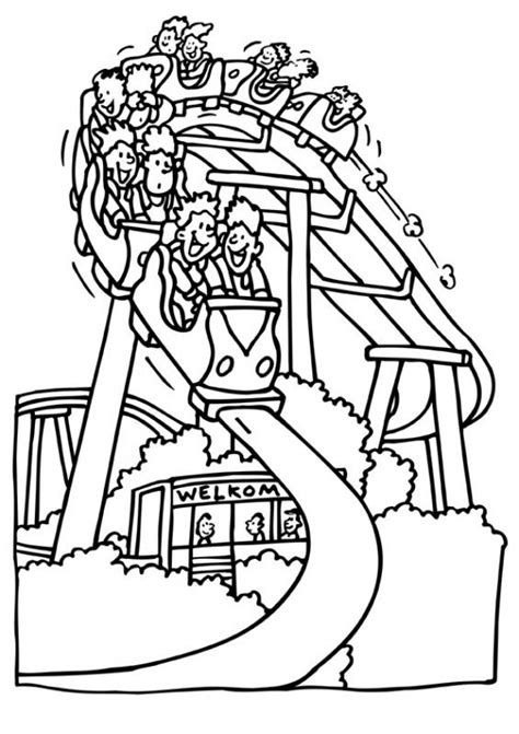 Roller Coaster Printables | The best free coloring pages - View